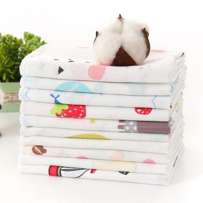5PCS Muslin Cotton Baby Towel 4 Layer Handkerchief Colorful Kid Wipe Cloth Newborn Infant Face Bibs Feeding Hand Towel
