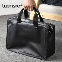 15.6 inch Laptop Briefcase Large Men Handbag Travel Bags Men Real Leather Shoulder Bags Male Messenger Bag 2020 New Men Bag