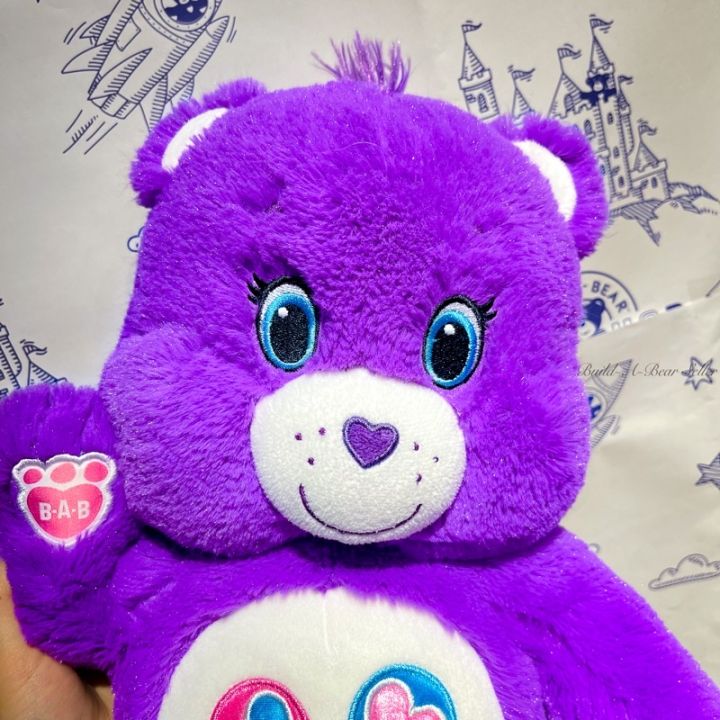 ตุ๊กตาหมีแคร์แบร์-carebers-บิ้วอะแบร์-build-a-bear-workshop-สินค้ามือสองสภาพใหม่จากอเมริกา