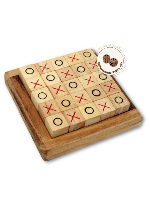 Woodentoys4U Tic Tac Toe / เกมOx ขนาดช่อง 5X5 | Lazada.Co.Th