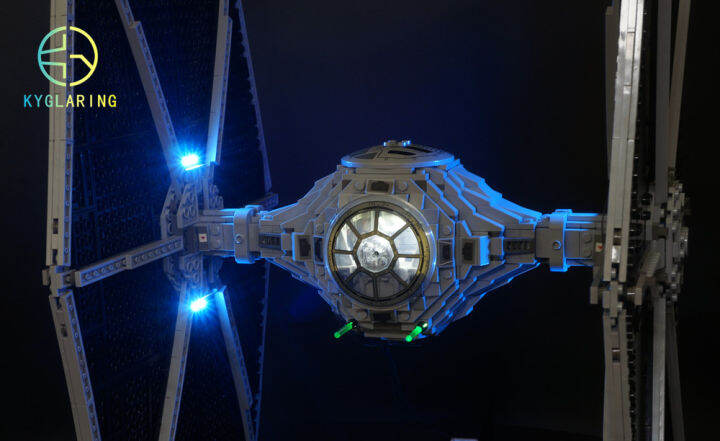 kyglaring-led-light-สำหรับ-75095-ucs-tie-fighter-building-blocks-อิฐของเล่น-รวมแสงเท่านั้น