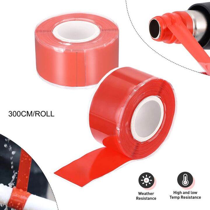 300Cm Heat Resist SelfFusing Silicone Tape Heat Heat Preservation Tape