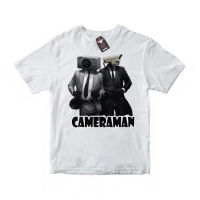 2023New??[Fashion] (ฟรีชื่อ) เสื้อยืด ผ้าฝ้าย พิมพ์ลายการ์ตูน SKIBIDI TOILET SKIBIDI CAMERAMAN UNISEX ขนาดผู้ใหญ่