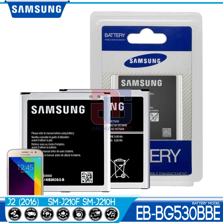 Battery For Samsung Galaxy J2 16 Sm J210f Sm J210h Model Eb Bg530cbe Original High Quality Li Ion Battery Lazada Ph