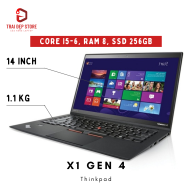 Máy tính Laptop Thinkpad X1 Cacbon Gen 4, Core i5, Ram 8, SSD 256 thumbnail