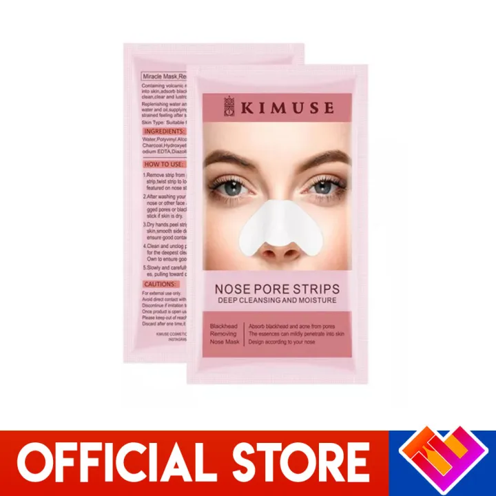 KIMUSE Nose Pore Strips Deep Cleansing and Moisture Lazada PH
