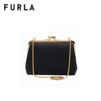 FURLA กระเป๋าคลัชผู้หญิง รุ่น EVENING MINI CLUTCH NERO