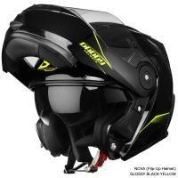 หมวกกันน็อคสำหรับขับขี่มอเตอร์ไซค์  DADDY HELMETS รุ่น NOVA (Glossy-black-yellow)