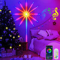 Smart LED Light Strip DIY Firework Remote Bluetooth USB Festoon Lamp For Home Bedroom Party Wedding Decor 2022 Christmas Lights