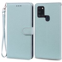 เคส A21s สำหรับ Samsung Galaxy A21s เคสสำหรับ A21s นิ่มเคสฝาพับ21วินาที Samsung หนังซิลิโคนกระเป๋าสตางค์ A217f