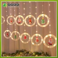 VVFF ไฟประดับลูกบอลไฟ LED แสงดาวหน้าต่างร่าเริงตกแต่งคริสต์มาส Hiasan Kamar คริสต์มาส