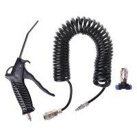 1 pcs Black Air Duster Blow Pneumatic Wind Blowing Kit EU Connector PU Hose