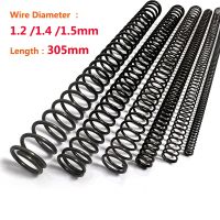 2PCS Wire Diameter 1.2/1.4/1.5mm Length 305mm Long Pressure Spring Y-type Compression Spring 65 Manganese Steel Pressure Spring Traps  Drains