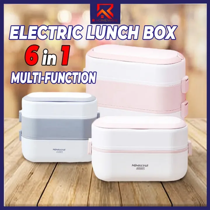 Electric Stainless Steel Self Heating lunch Box Easy for Food Container