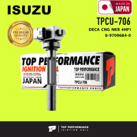 Ignition coil ( ประกัน 3 เดือน ) คอยล์จุดระเบิด ISUZU DECA CNG NKR 4HF1 ตรงรุ่น - TPCU-706 - TOP PERFORMANCE MADE IN JAPAN - คอยล์หัวเทียน คอยล์ไฟ อีซูซุ เดก้า สิบล้อ หกล้อ รถบรรทุก 8-9709684-0