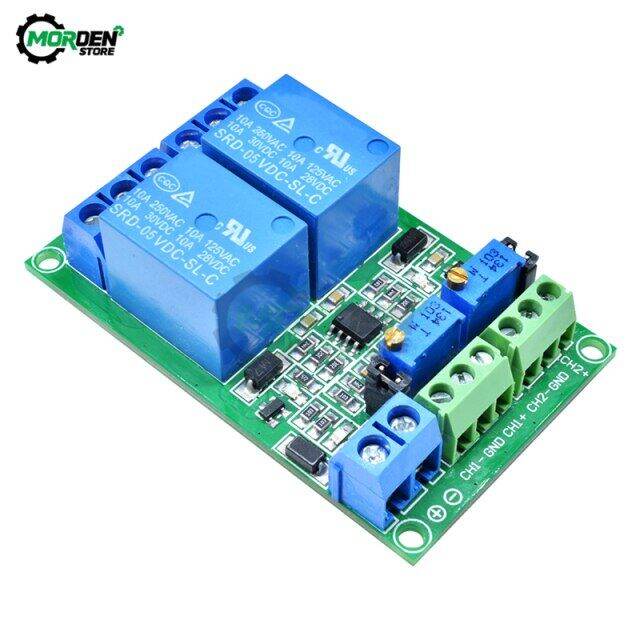 Lm393 5v/12v/24v Voltage Comparator Relay Module 1/2/4 Channel Volt