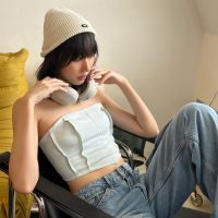 MELT.INMOMENTS Joy tube top เสื้อเกาะอกยีนส์