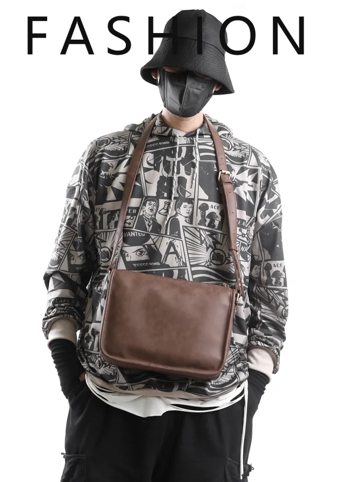 MV Bag Sling Bag Premium Quality Messenger Shoulder Crossbody Men Casual  Brown Beg Silang Sandang Pouch Lelaki Murah [L5191-GXD]