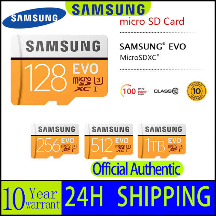 Samsung Evo 128GB/256GB/512GB/1TB Micro SD Card Memory Card Expanded