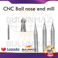 Bulunmaz CNC Ball Nose End Mill, R0.2, R0.25, R0.4, 2x Flute, 3 mm Shank