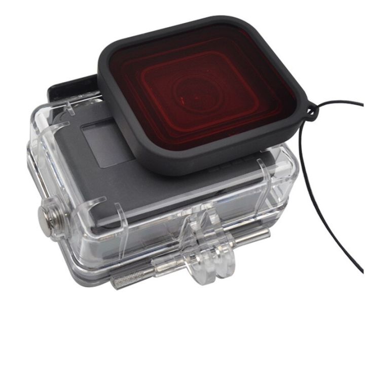 เคสดำน้ำใต้น้ำกระเป๋ากล้องกันน้ำ-ฟิลเตอร์สีแดง-ฟิล์มกันรอย-ฝาปิดเลนส์ขายึดกล้องโกโปร-hero6ฮีโร่5อุปกรณ์เสริมกล้อง