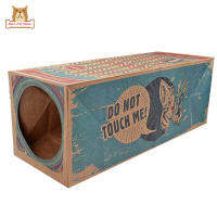 BP【ready stock】Foldable Paper Box Dual Way Tunnel Funny Print Cat House ToyCOD【cod】