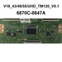 1pc TCON Board 6870C-0647A V16 43/49/55/UHD TM120 V0.1 V16-43/49/55/UHD-TM120-V0.1 T-CON Logic Board