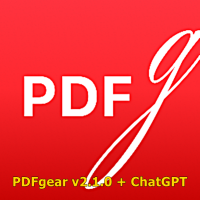 PDFgear v2.1.0 + ChatGPT โปรแกรมแก้ไข PDF ใช้ง่าย ไฟล์เล็ก