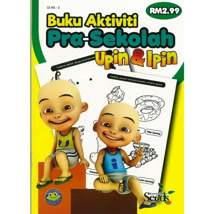 Pre School Kid Book Buku Kanak Kanak Pra Sekolah Upin And Ipin Buku