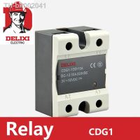 ✁ DELIXI CDG1 1DA Solid State Relay 10A 15A 20A 25A 30A 40A 60A 75A 80A Single phase DC Control AC