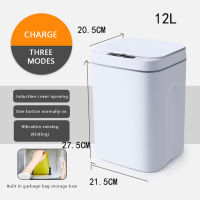 Smart Sensor Trash Can Automatic Dustbin Bucket Garbage Bathroom for Kitchen Electric Type Touch Trash Bin Paper Basket