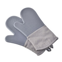 Kitchen Microwave Glove Houshold Non-slip Cotton BBQ Oven Baking Gloves Heat Resistant Kitchen Potholders Oven Mittens