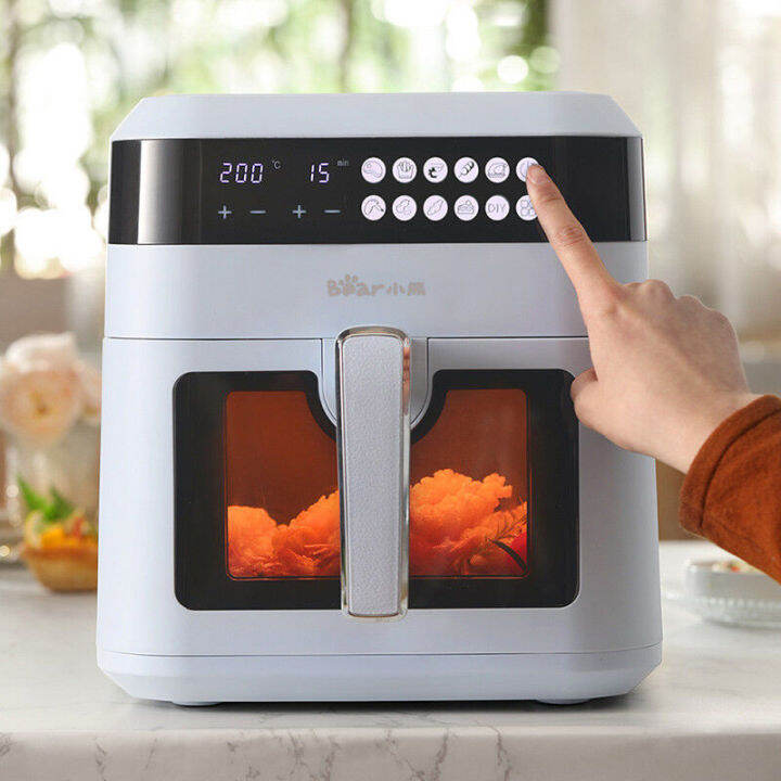 Bear 6.5 liter large capacity air fryer visual touch multifunction air
