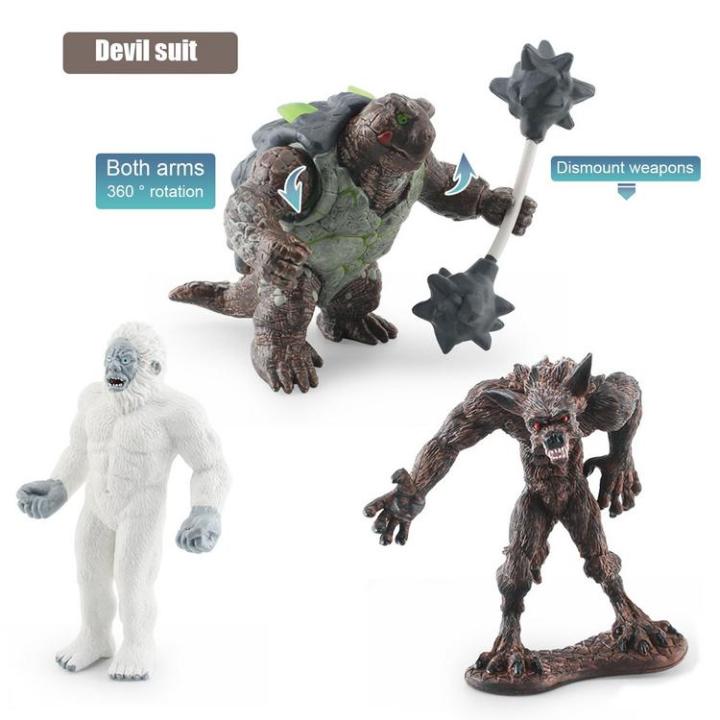 3-pieces-warcrafts-action-figure-set-toys-movable-fighting-turtle-snowman-wolf-fighting-anime-figure-model-toy-gift-kindness