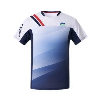 【Ready】? New 75th anniversary badminton uniform mens and womens competition jersey sports training quick-drying short-sleeved suit team custom