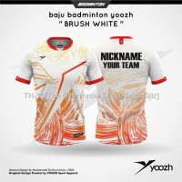 ✸ PRIA [Children Adults] YOOZH BRUSH WHITE BAJU YOOZH KAOS BADMINTON Volleyball IMPORT PINGPONG JERSEY ORIGINAL PREMIUM KAOS Men Women Boys Girls Kids