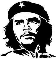 สติ๊กเกอร์ แต่งรถ ติดกระจก Che Guevara ขนาด 20x21 ซ.ม. งานตัด ทนแดด ทนฝน