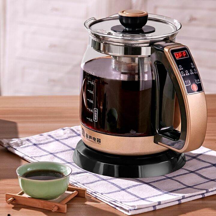 Water Kettle With Filter Glass Kettle 1.2L Tea Maker Electric Teapot