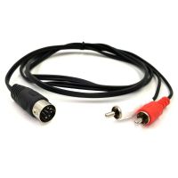 5 Pin DIN Cable 5-Pin-DIN To 2RCA Male  Cable  Equipment Accessories