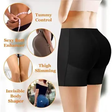 Women's Padded Panty Short or Cycling Short Seamless Butt Enhancer