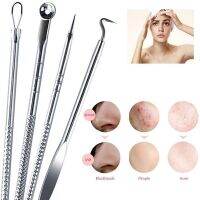 1Set Silver Acne Blackhead Comedone Pimple Blemish Remover Acne Treatment Pore Cleanser Needle Hook Skin Care Women Beauty Tool