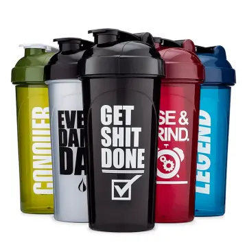 Custom Logo Shaker Bottle Perfect for Protein Gym and Pre Workout plastic  powder water bottles 600ML sports plastic water bottle