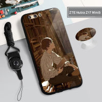 สำหรับ ZTE Nubia Z17 MiniS/5.5 Nokia 6.1/Meizu M5C/Meizu M6T เคสซิลิโคนนิ่มพร้อมห่วงและเชือก