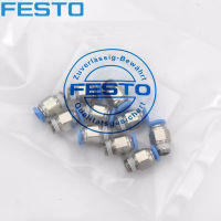 10ชิ้น QS ข้อต่อ Festo กดในอุปกรณ์ QS-18-14-38-12-4-6-8-10-12-16