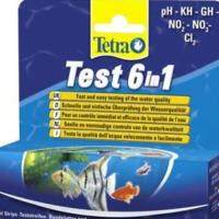 แผ่นตรวจคุณภาพน้ำ Tetra Test  6 in 1