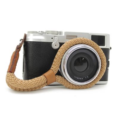 【ขาย】 Besegon แฮนด์เมดวินเทจผ้าฝ้ายนุ่มกล้องแบกสายรัดข้อมือเข็มขัดสำหรับ Canon Sony Nikon Leica DSLR กล้อง Mirrorless