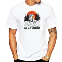 Mamasaurus Dinosaur Graphic Pure Cotton Hipster Vintage T Shirt Mother Days Gift Tees Street Style Gildan