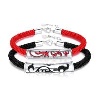 KOFSAC Fashion 925 Silve Couple Bracelets for Women Chinese Style Classic Hollow Dragon amp; Phoenix Lovers Bangles Jewelry Gifts