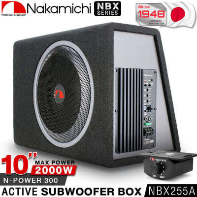 NAKAMICHI NBX255A SUBWOOFER BOX 10inch Peak Power 2000W / Voice Coil ASV BASS BOX เครื่องเสียงรถยนต์ ดอกซับ 10นิ้ว SUB BOX เครื่องเสียงรถ ซับบ็อก ตู้ซับ