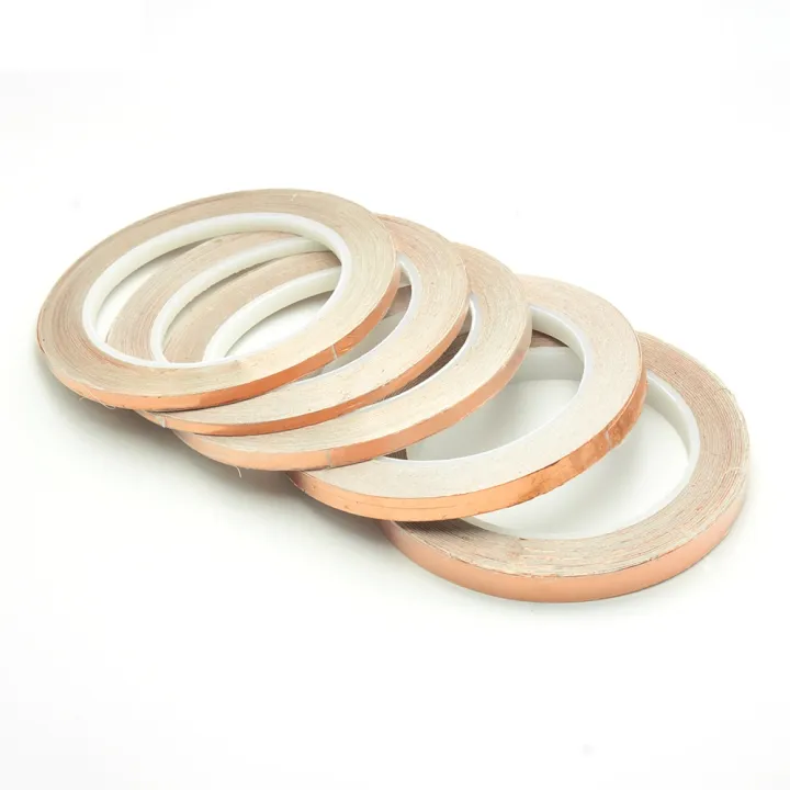 20-meters-single-side-conductive-copper-foil-tape-strip-adhesive-emi-shielding-heat-resist-tape-2mm-3mm-4mm-5mm-6mm-8mm-10mm